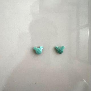 Anting magnet earring anting anak kecil bayi anting lucu mickey mouse magnet earrings blue biru