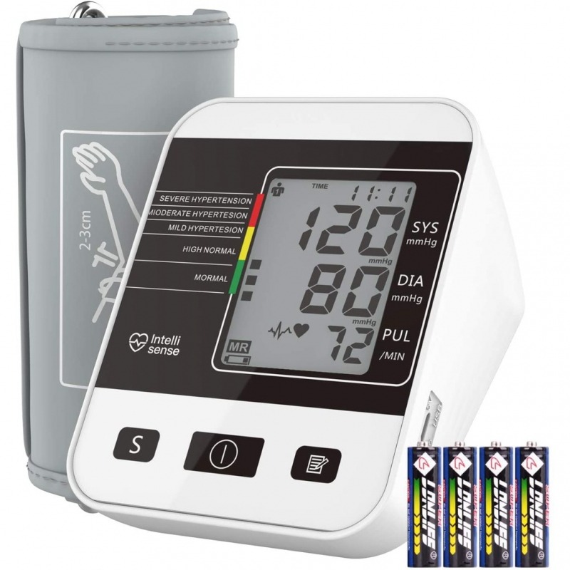 Arm Style Blood Pressure Monitor for Home Use with LCD Display BSX556, Health & Nutrition