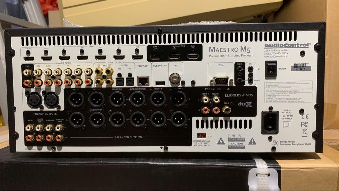 AudioControl M5 Atmos/IMAX/4K processor , Dirac full band live