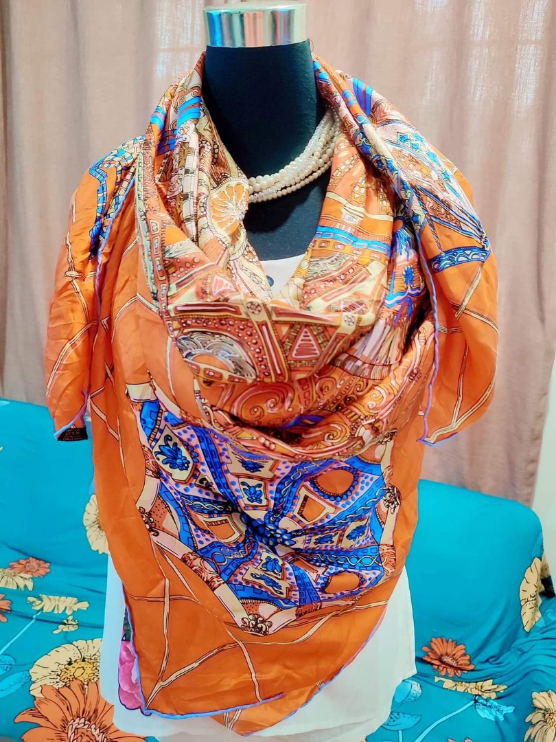 Authentic shop hermes scarf
