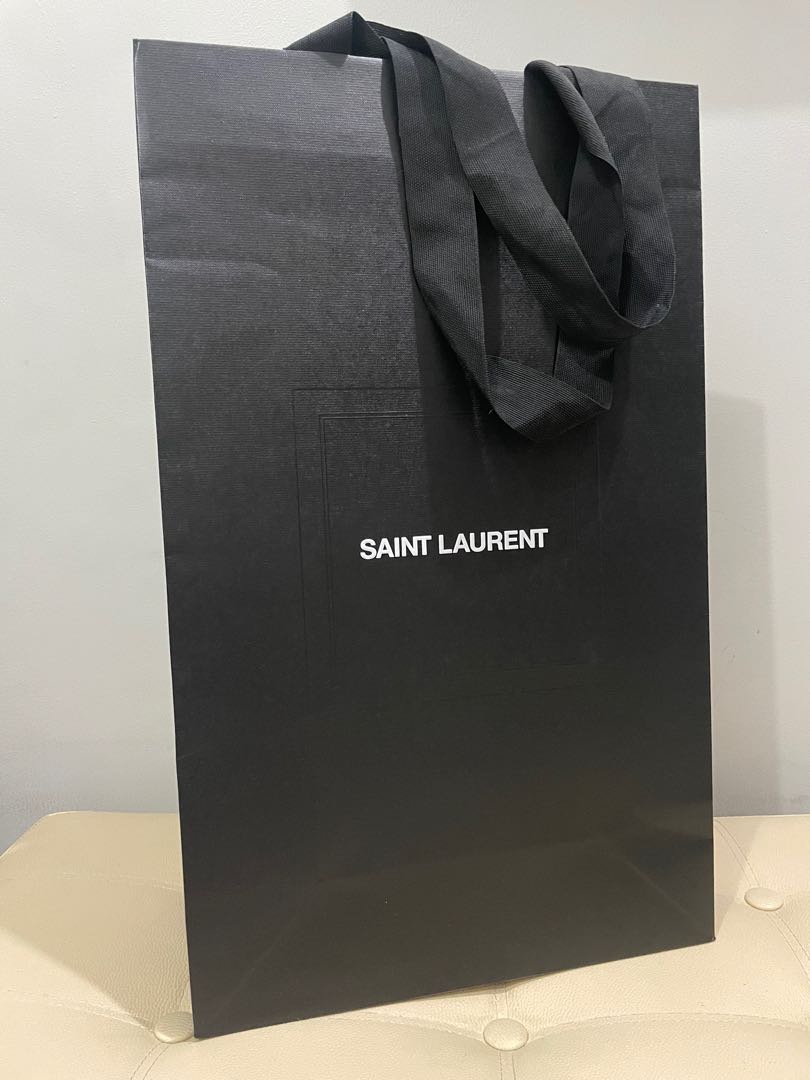 Authentic YSL paper bag, Luxury, Accessories on Carousell