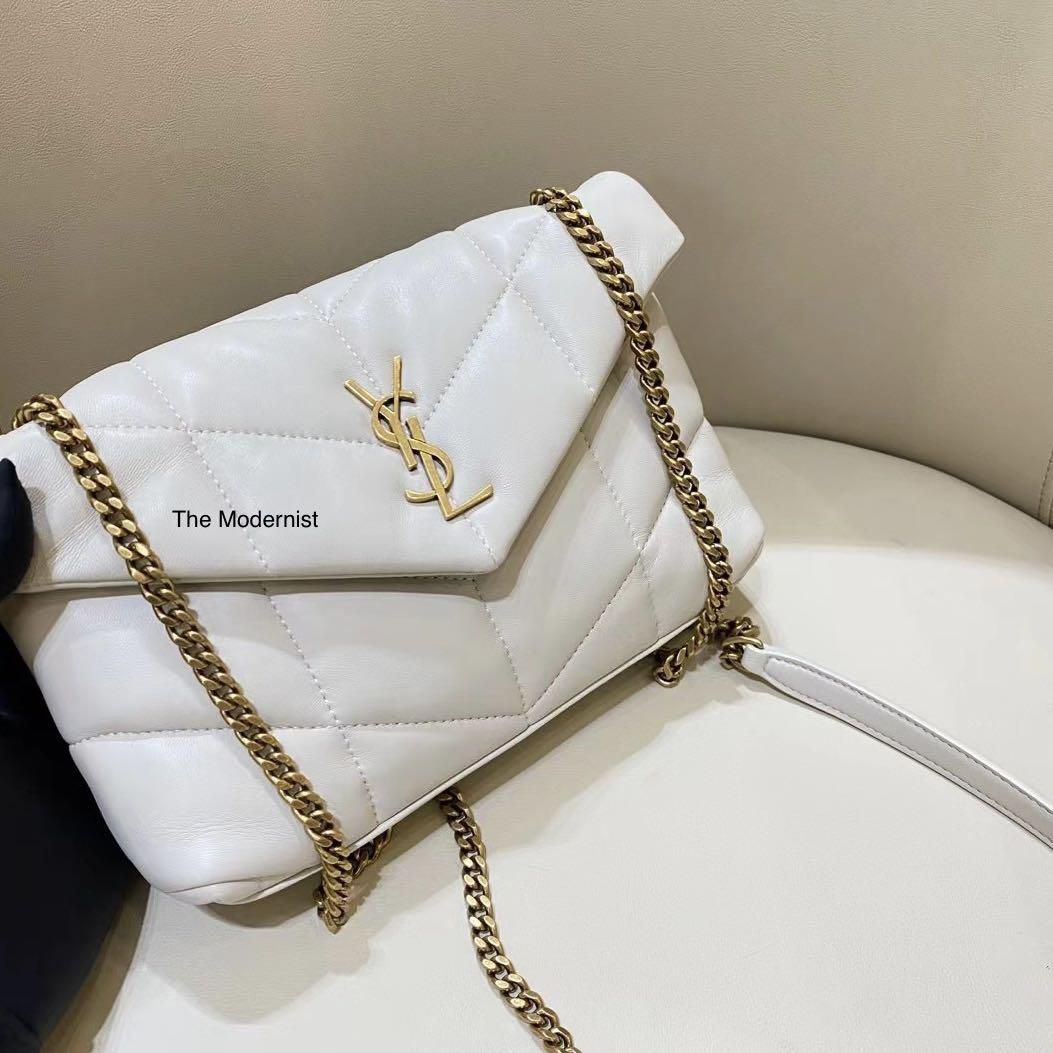 Authentic YSL Saint Laurent Small Lou Lou Puffer Chain Bag, Luxury, Bags &  Wallets on Carousell