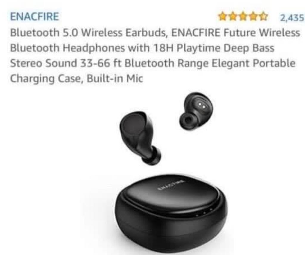 Bluetooth Earphones Enacfire Future Audio Earphones on Carousell
