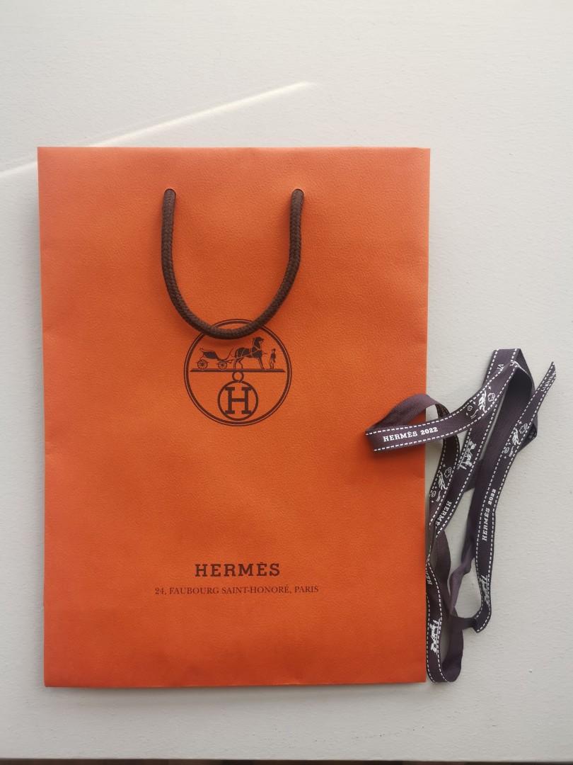 BN Hermes paper bag with ribbon, Women's Fashion, Jewelry & Organisers, Earrings on Carousell BN Hermes paper bag with ribbon, Women's Fashion, Jewelry & Organisers, Earrings on Carousell