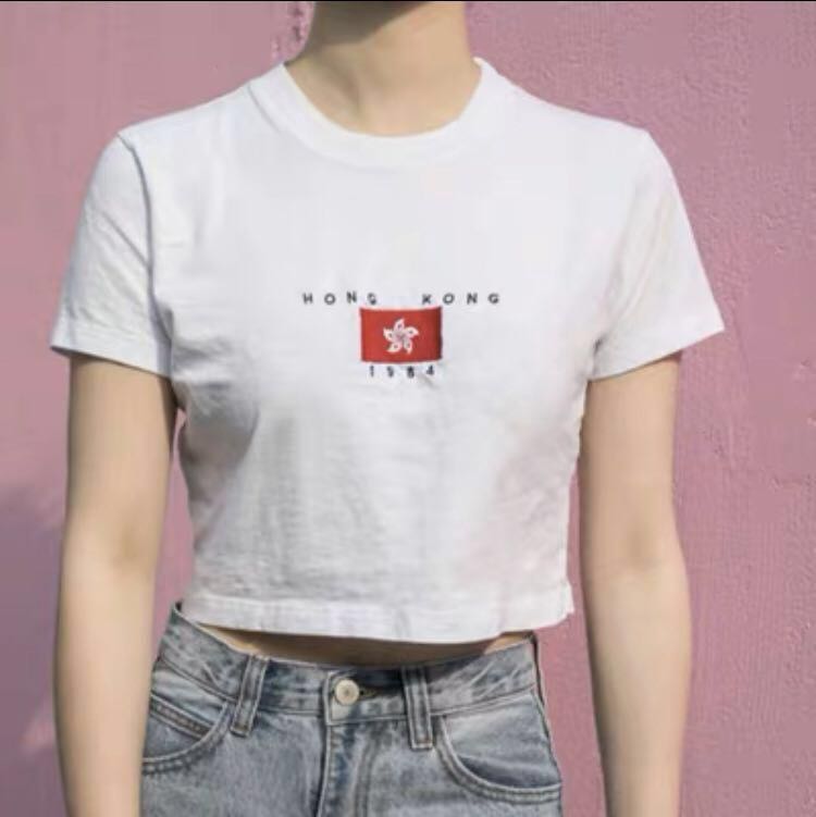 brandy melville hk 1984 top, 女裝, 上衣, Tshirt on Carousell