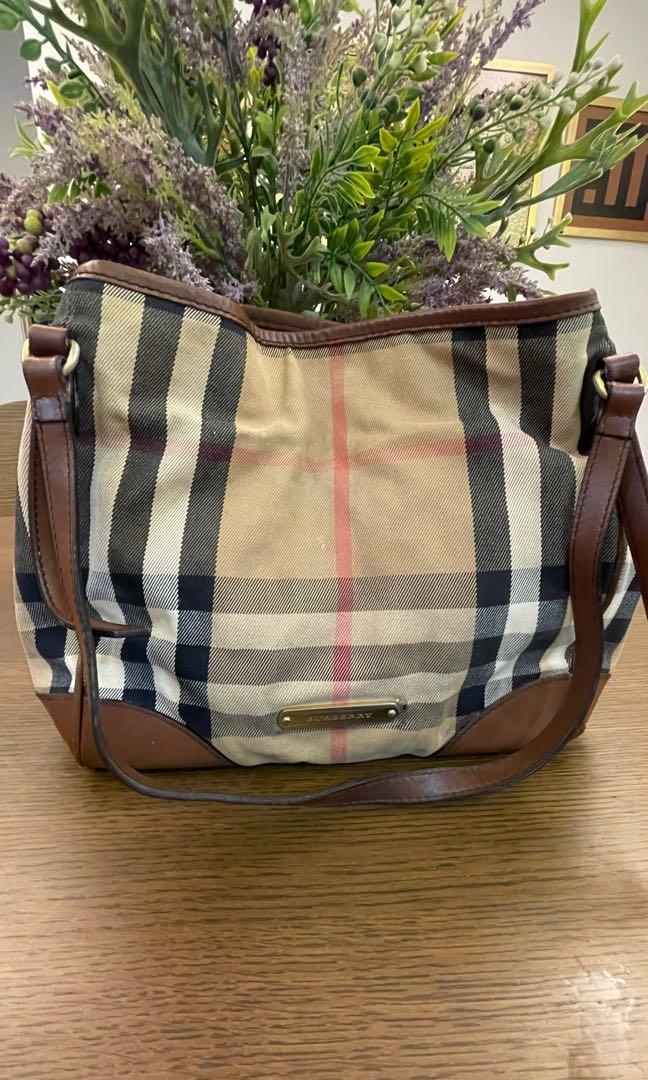 Burberry bridle house check small canterbury tote 2025