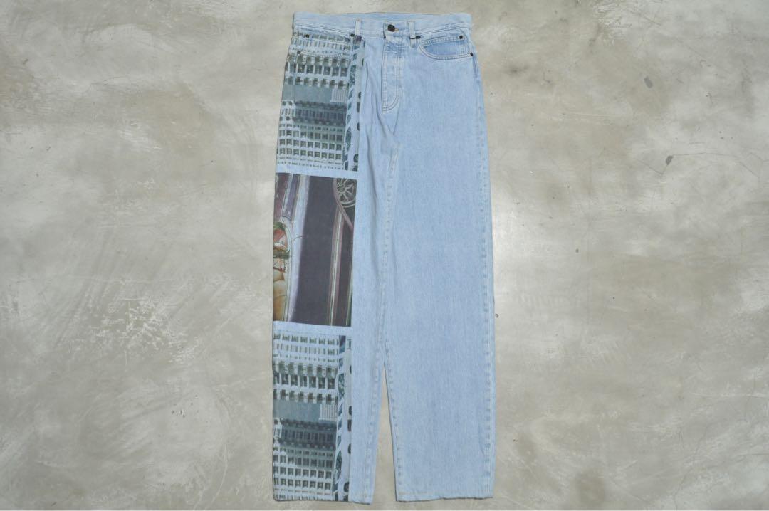 Calvin Klein - Raf Simons - S/S 19 - Graphic Baggy Jean, Men's Fashion,  Bottoms, Jeans on Carousell
