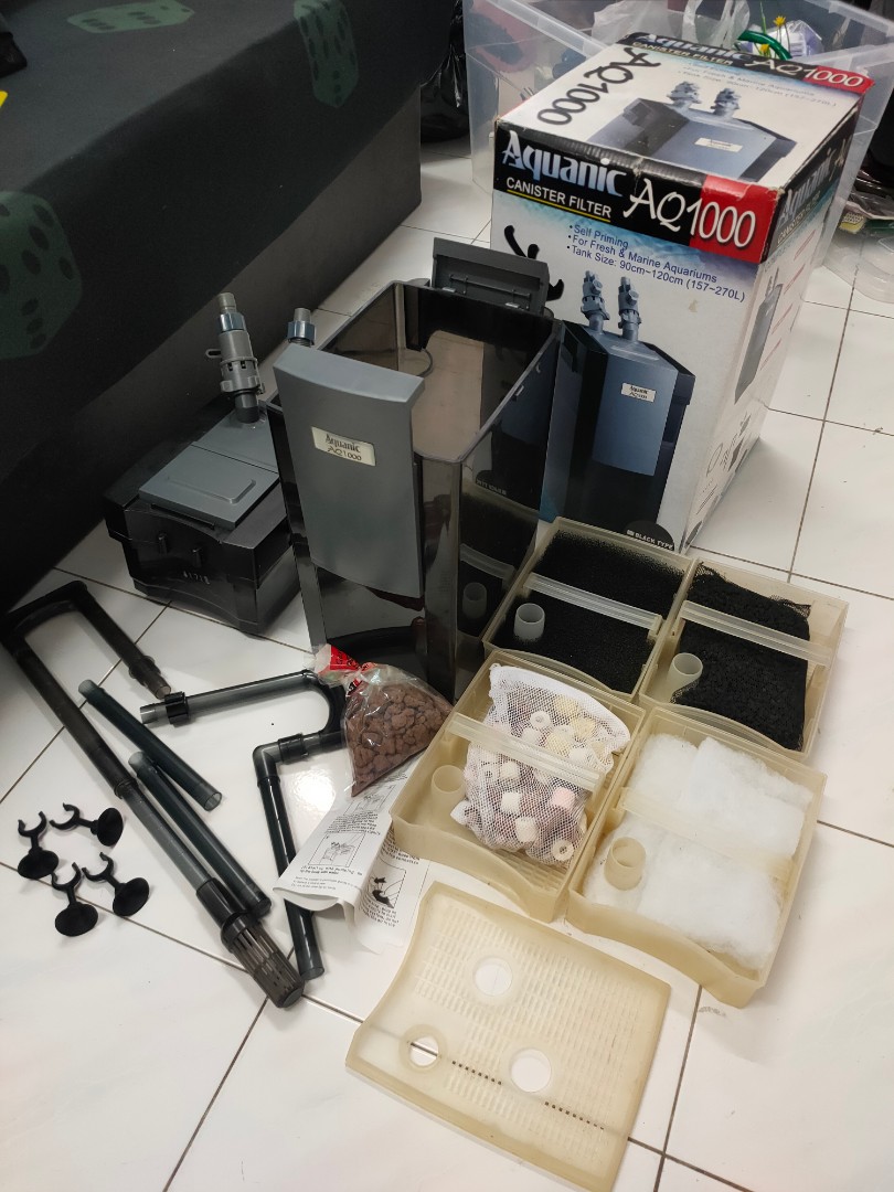 Canister filter & co2 diffuser, Pet Supplies, Homes & Other Pet