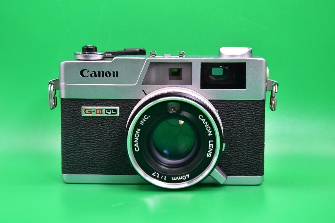 TESTED Canon Canonet QL17 GIII 35mm Film Camera Clean New Light Seals 