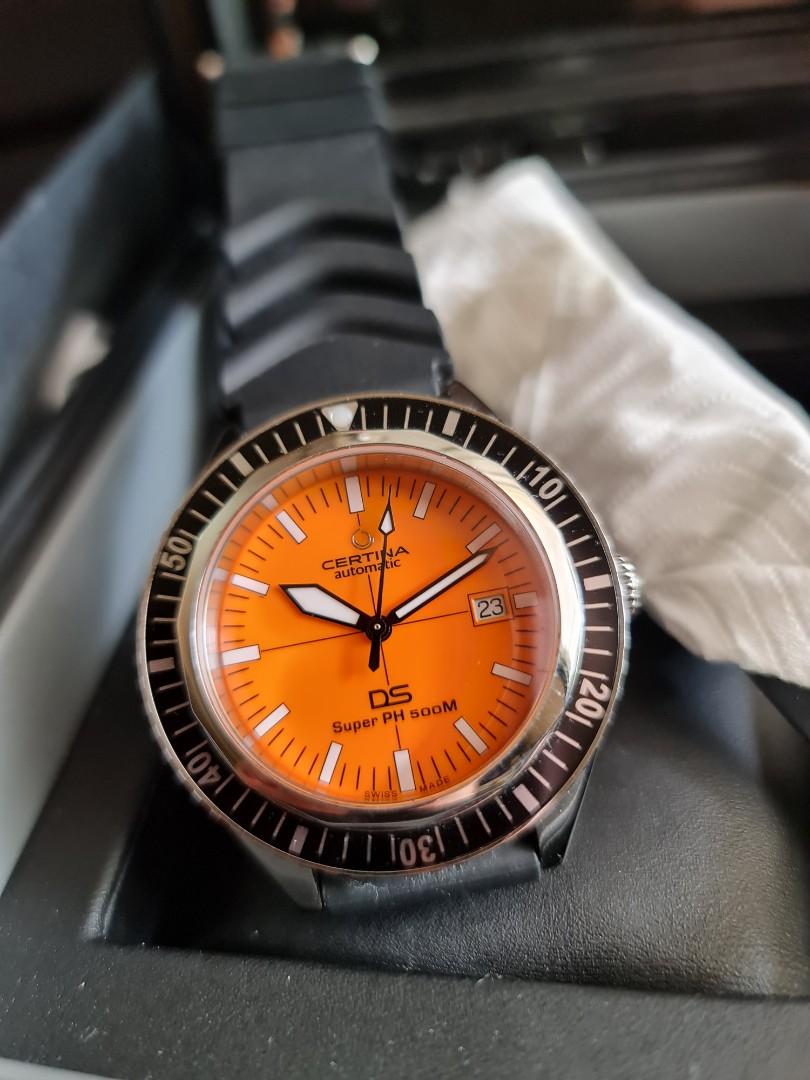 Certina ds best sale super ph500m orange
