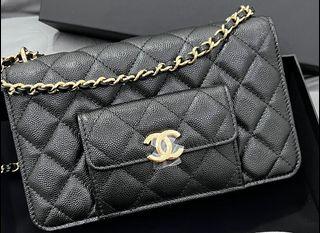 500+ affordable chanel woc wallet on chain caviar For Sale, Bags &  Wallets