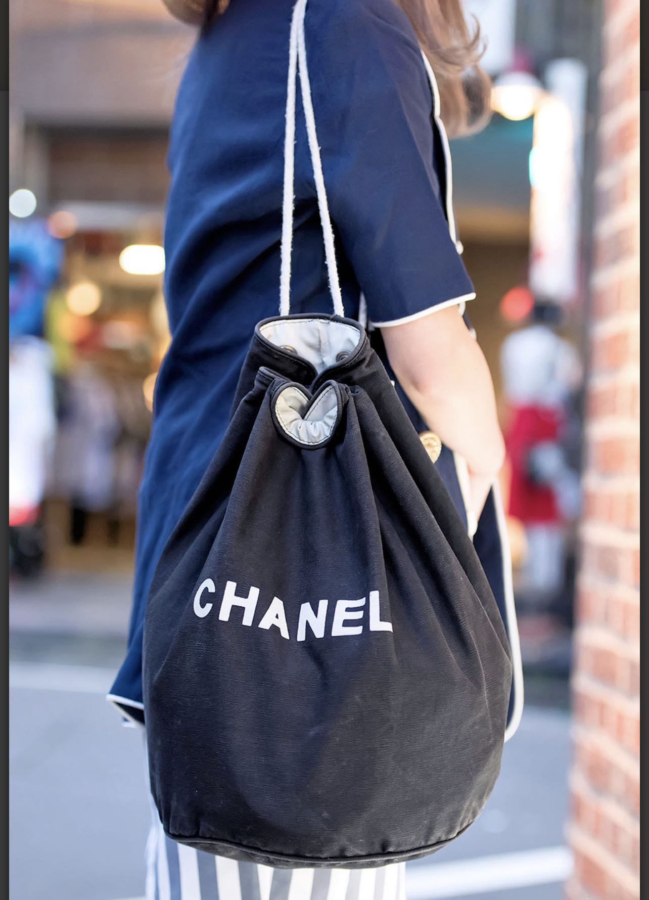 Chanel drawstring backpack 2025