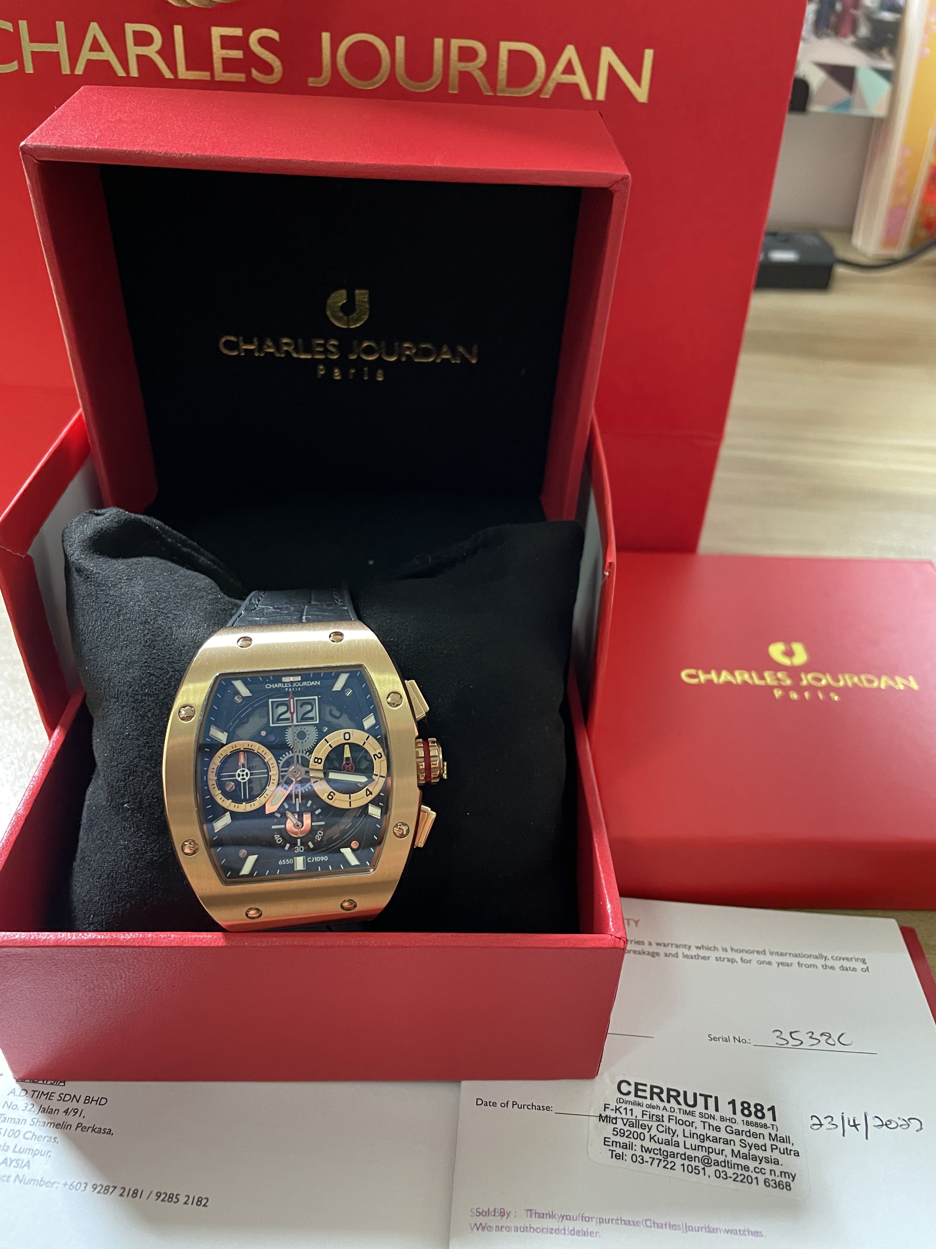 Charles Jourdan CJ1090 Men s Fashion Watches Accessories