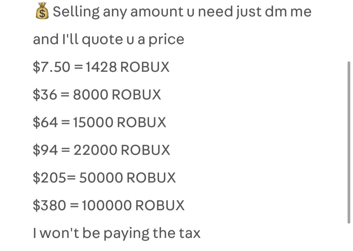 Roblox, 1000 Robux, Tax Covered (1428 Robux) Cheapest Robux Service, Fastest Delivery!, Buy Now!
