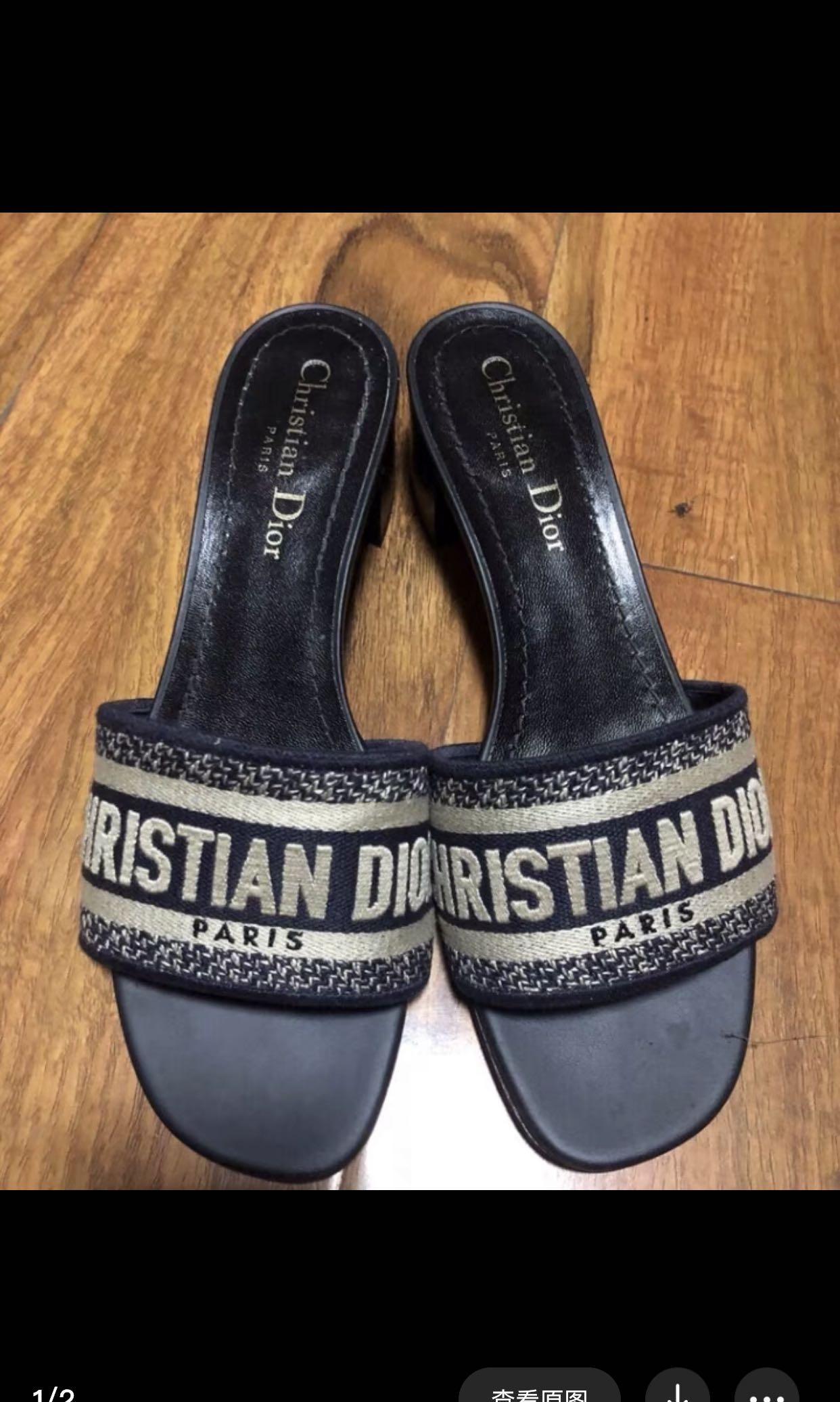 Christian Dior size 37 Slippers sandal