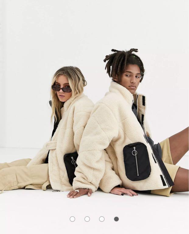 Collusion teddy coat Clearance