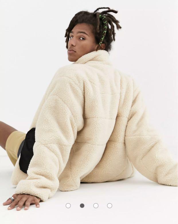 Collusion Teddy Puffer Jacket