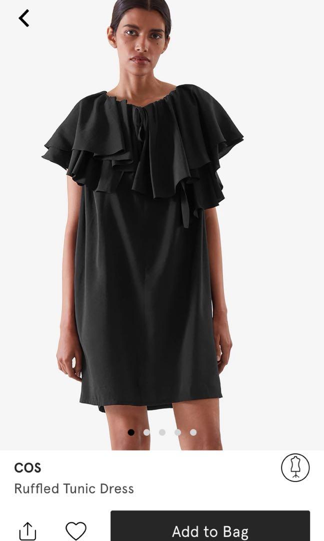 Cos ruffle dress 2025