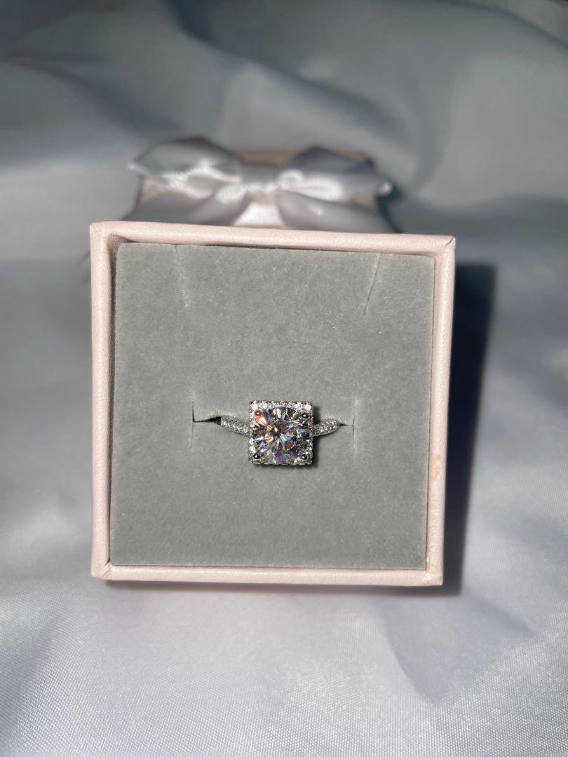 Cubic Zirconia Ring 1 Adjustable