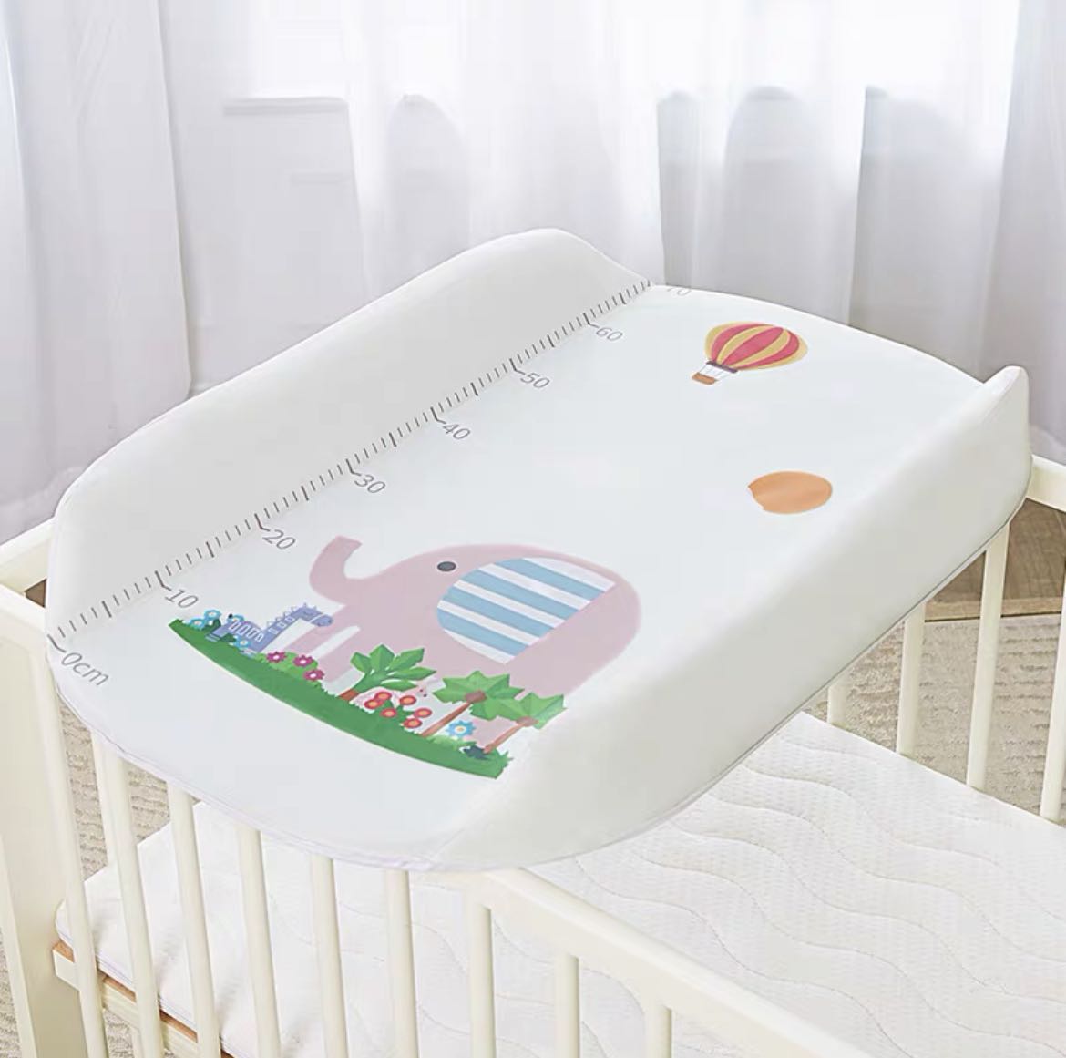 Diaper changing board over cot, Babies & Kids, Bathing & Changing
