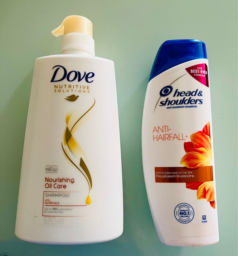 Dove And Head & ShoulderS Shampoo, Beauty & Personal Care, Hair on
