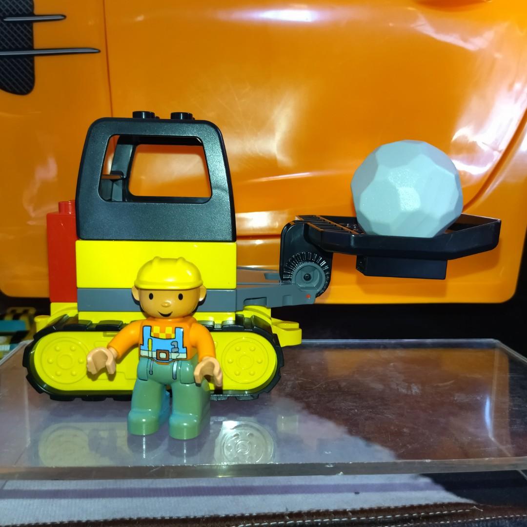 Duplo Lego Excavator + Bob the Builder (Figures), Hobbies & Toys
