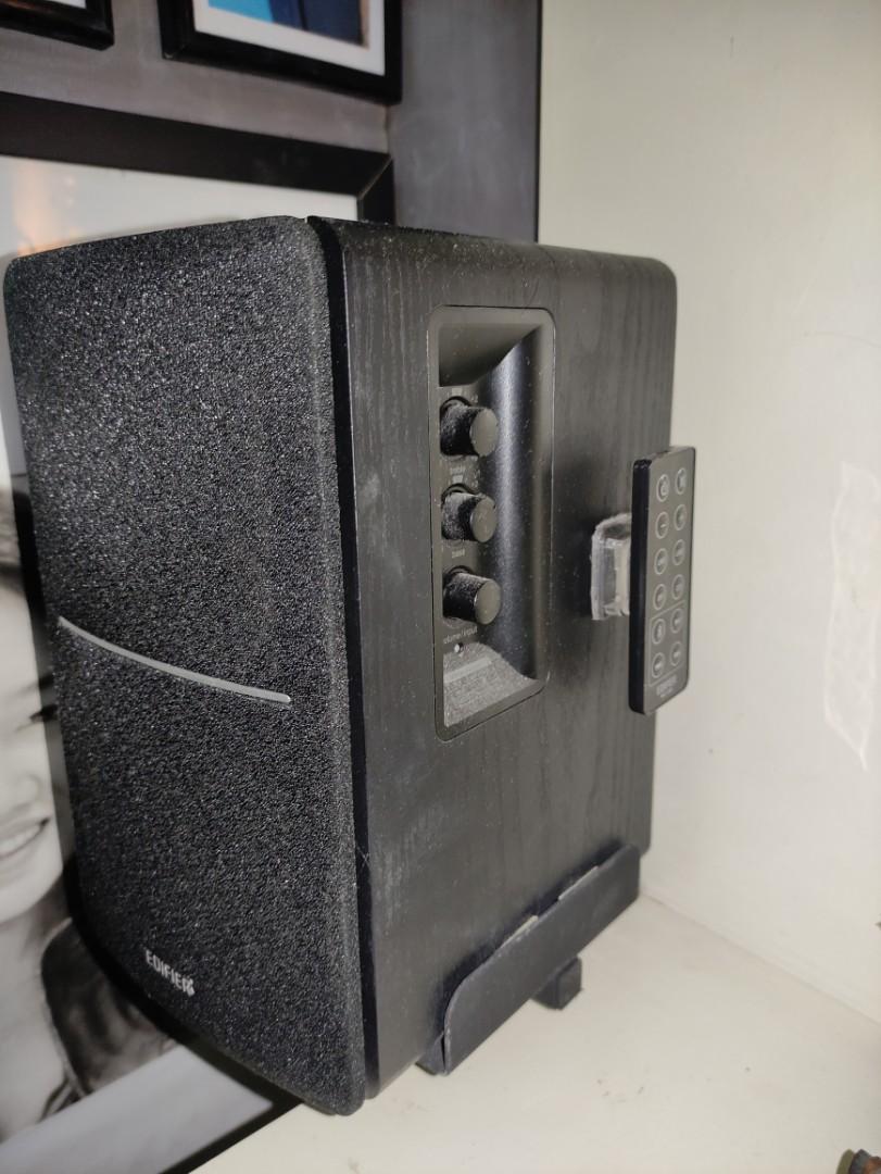 Edifier R1280DB with PERLESMTIH SPEAKER STAND, Audio, Soundbars