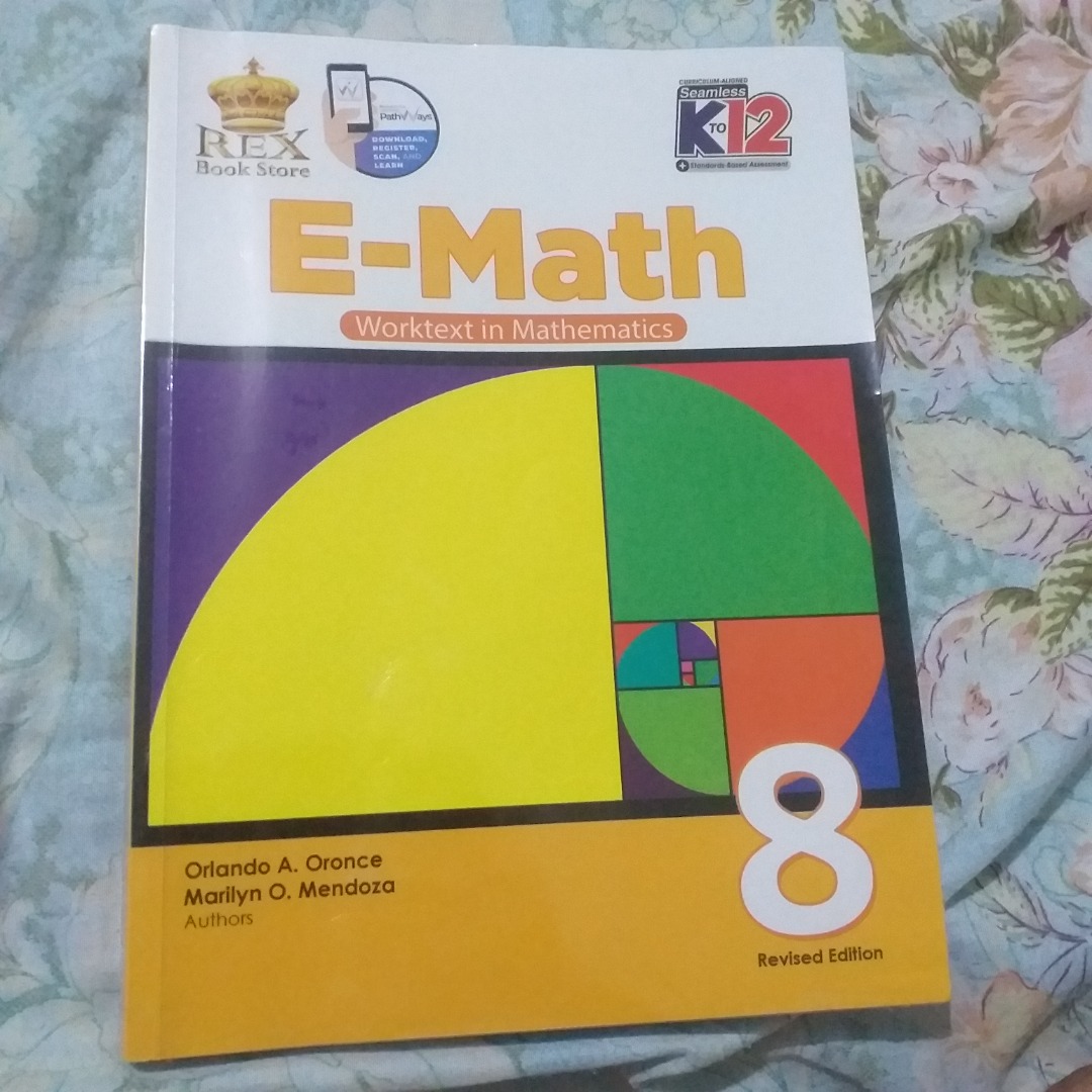 E-Math 8 Revised Edition 2019, Hobbies & Toys, Books & Magazines ...