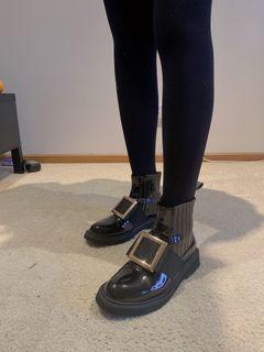 Embellished patent-leather Chelsea boots