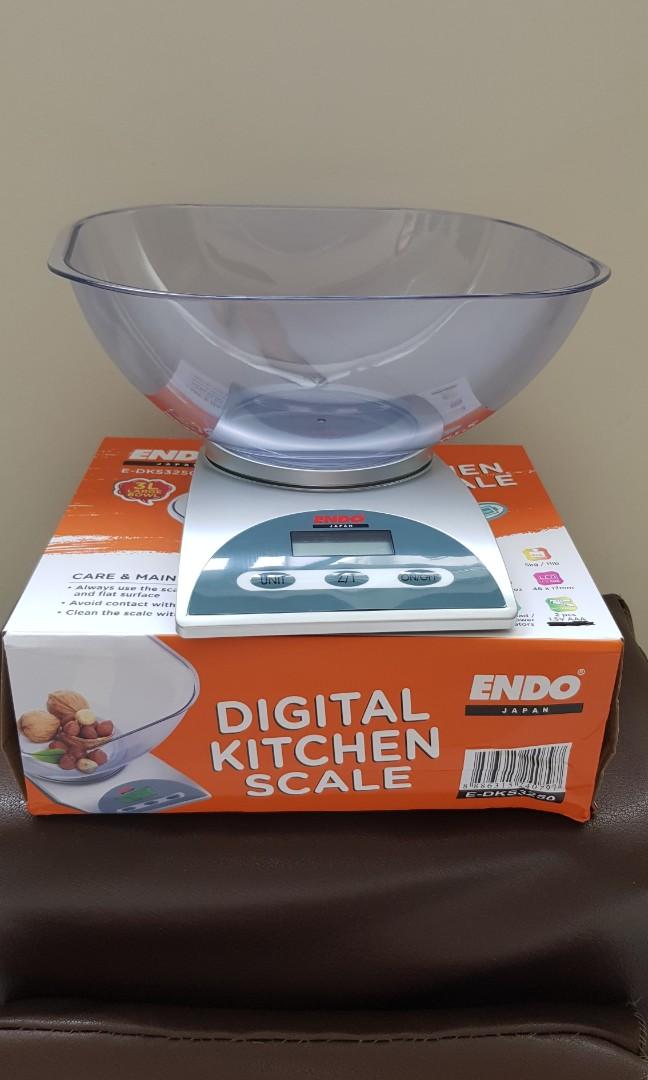Endo Japan Digital Kitchen Scale, TV & Home Appliances, Kitchen