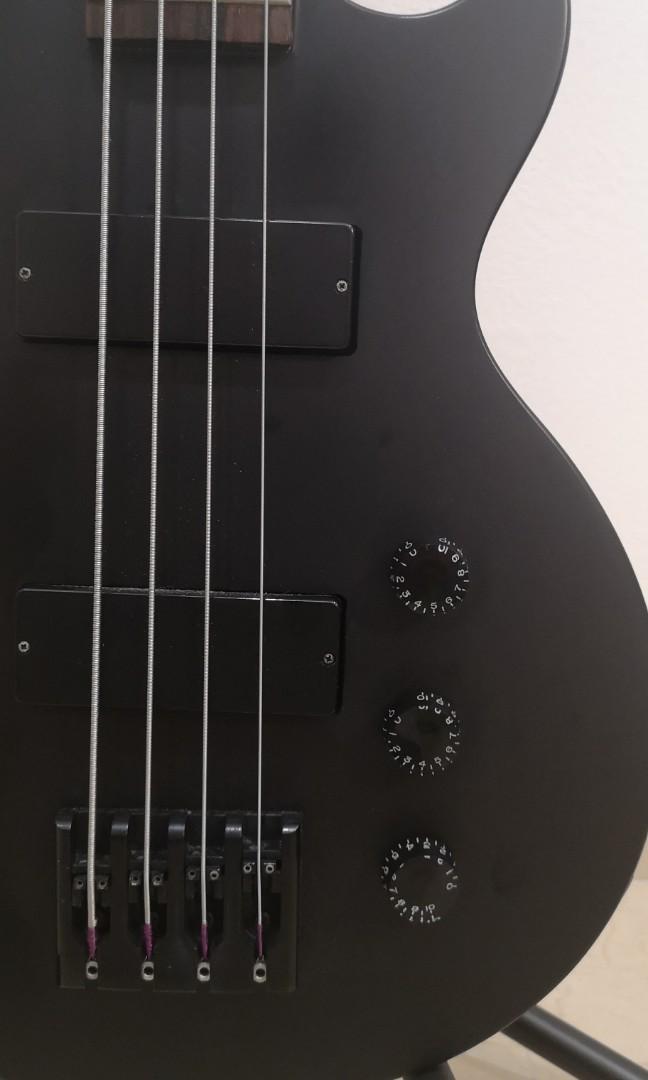 Epiphone les paul special bass pitch black sale