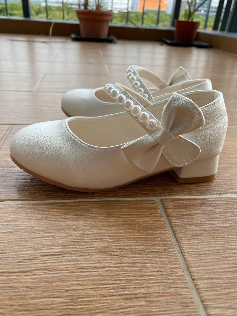 Childrens white dress sales shoes