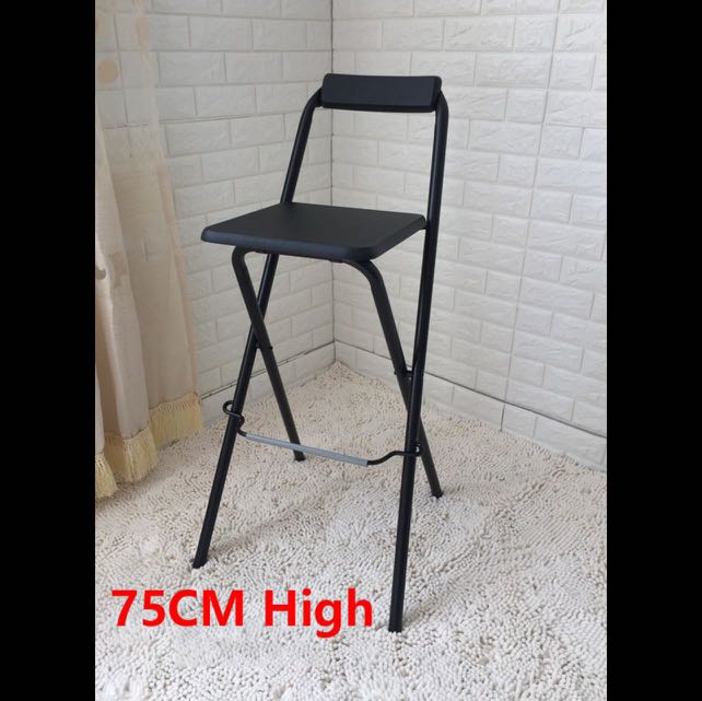 Folding bar chair, Furniture & Home Living, Furniture, Chairs on Carousell