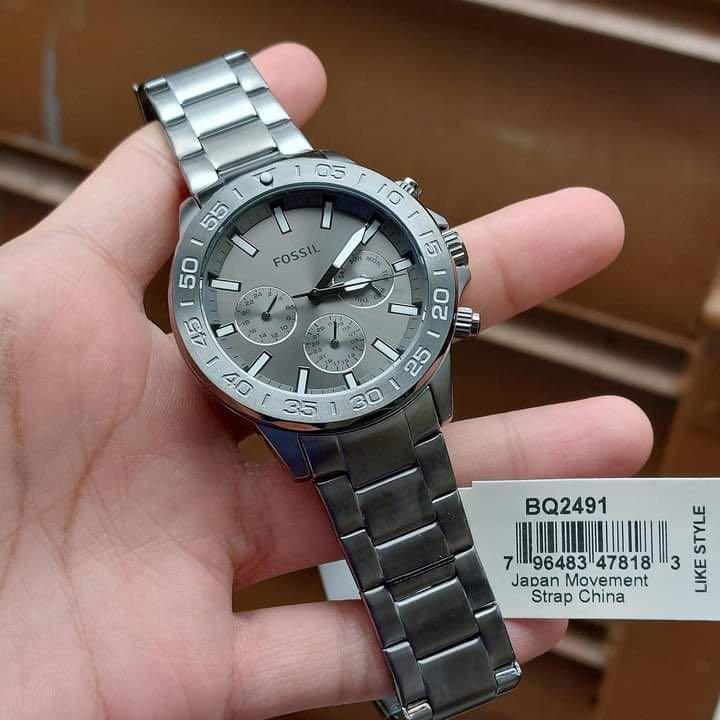 Fossil Smartwatch Fossil Bannon Multifunction Smoke Stainless