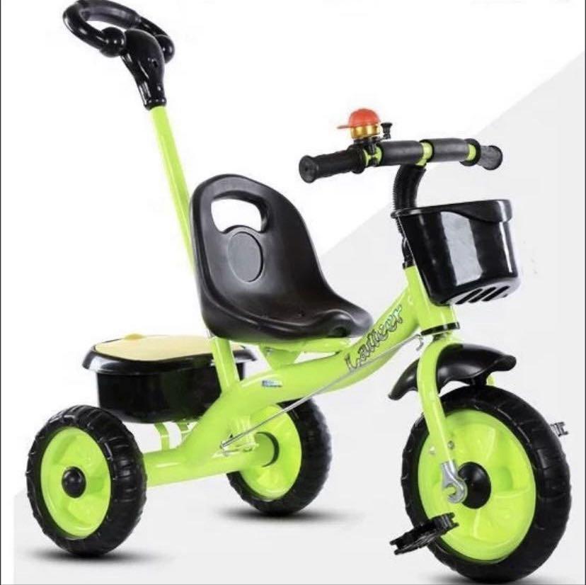 [Fully Assembled] Push Steering Tricycles 5 Fun Colours, Babies