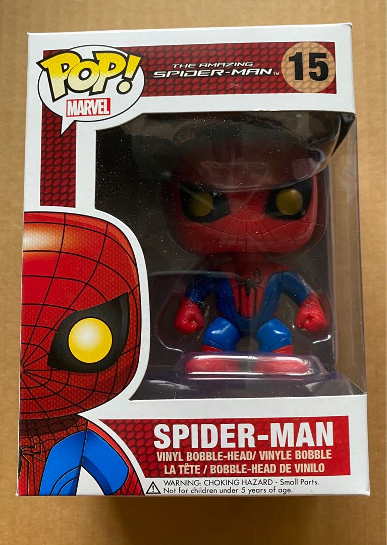 Funko Pop #15 the Amazing Spider-man, Hobbies & Toys, Toys & Games on  Carousell