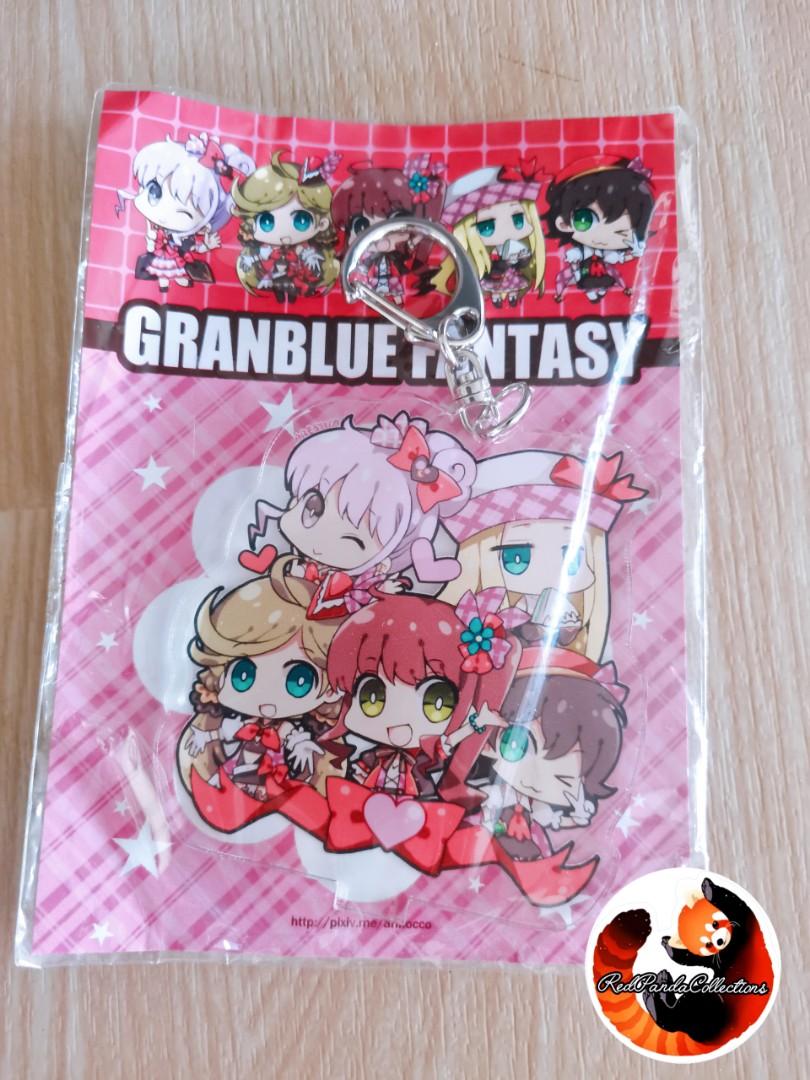 GranBlue Fantasy Set (Category: Character Goods) located in Davao. Submitted by redpandacollections (Listing ID 1174512462, Image 3). Description: GranBlue Fantasy Set Authentic items in good quality and condition Consists of 3 items 2 big acrylic chains with stand pink and blue sealed brand new 1 mirror.