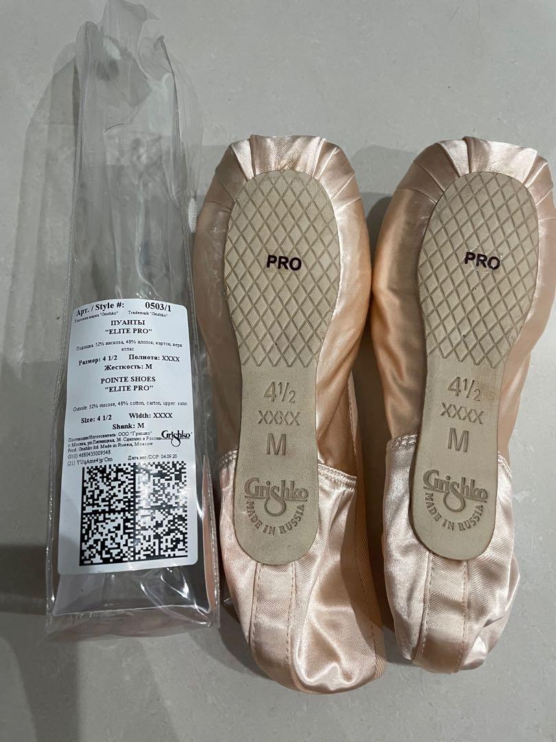 Grishko pointe shoes Elite Pro 4.5 XXXX Luxury Sneakers Footwear on Carousell
