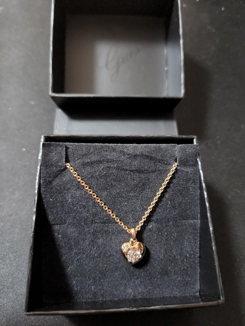 Guess rose outlet gold necklace