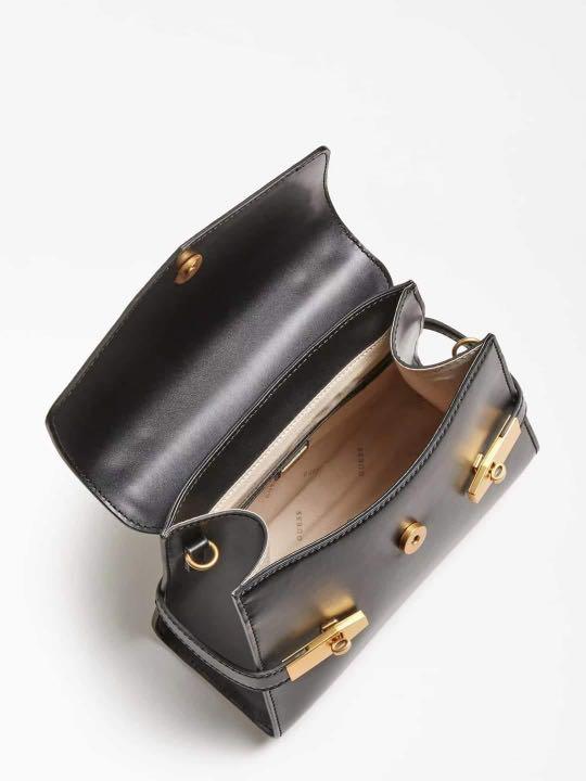 GUESS Zadie Logo Top Handle Bag, Women's Fashion, Bags & Wallets, Cross