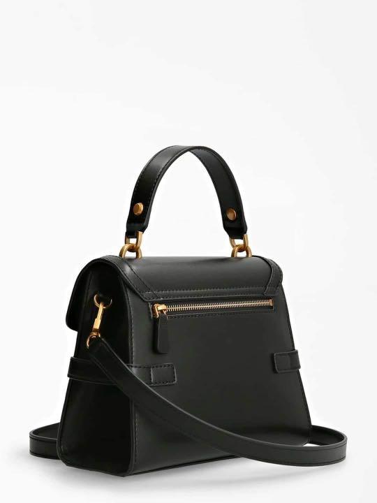 GUESS Zadie Logo Top Handle Bag, Women's Fashion, Bags & Wallets, Cross