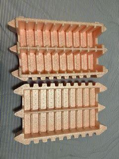 Hard disk storage or packing foam