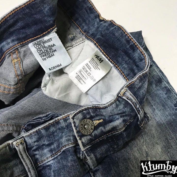 H and m distressed jeans online