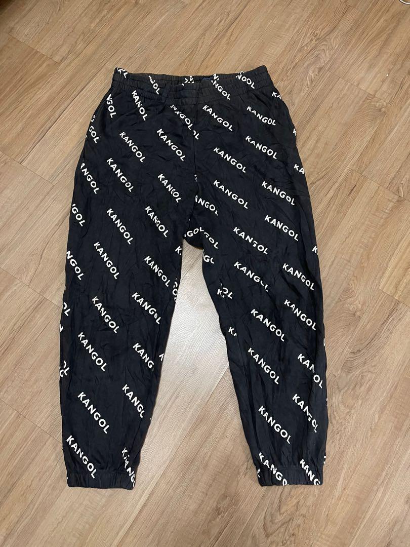 H M x Kangol monogram sweatpants Men s Fashion Bottoms Joggers on Carousell