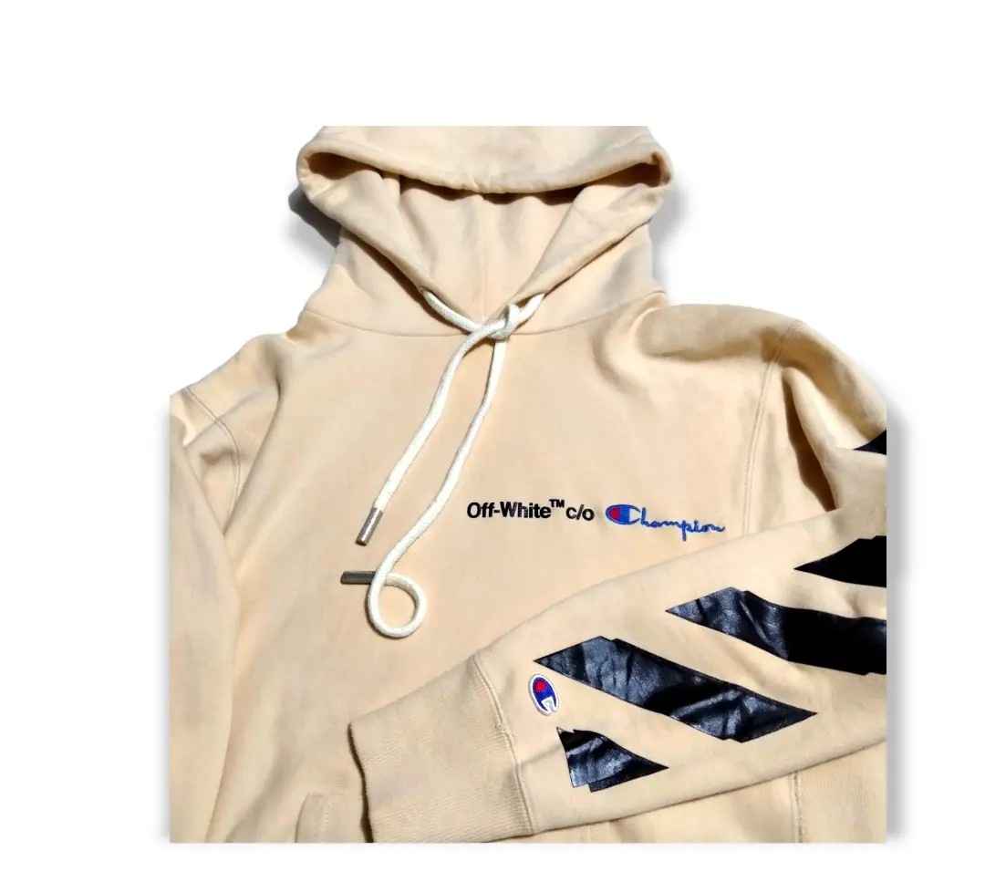 Off white x shop champion hoodie price