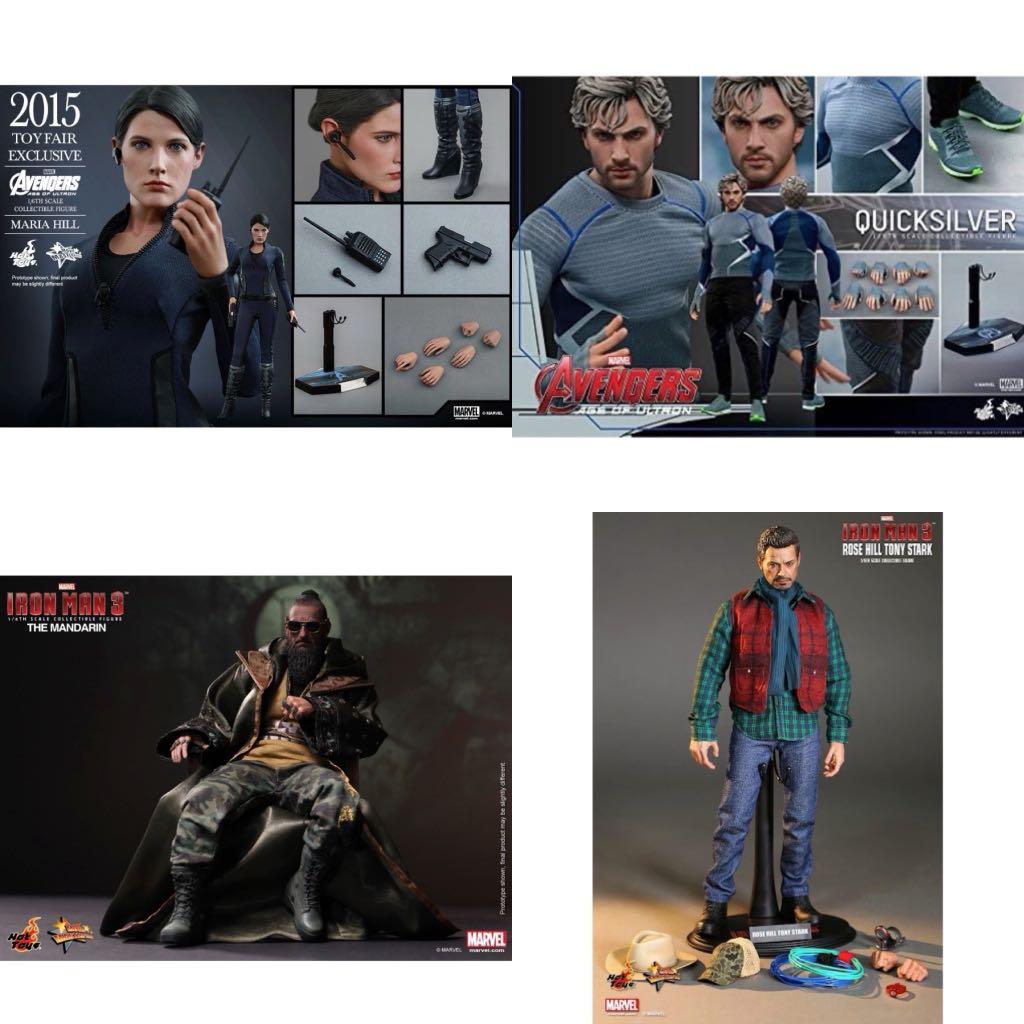 Hot Toys Avengers Age of Ultron Maria Hill Quicksilver Iron Man 3 The  Mandarin Rose Hill Tony Stark, Hobbies & Toys, Toys & Games on Carousell