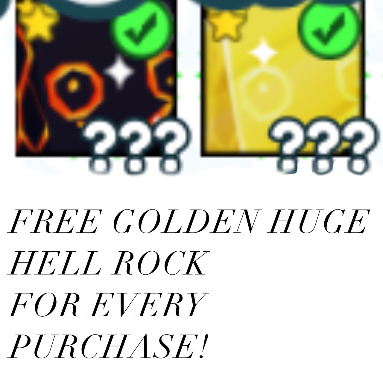 Huge Hell Rock Value - Pet Simulator X