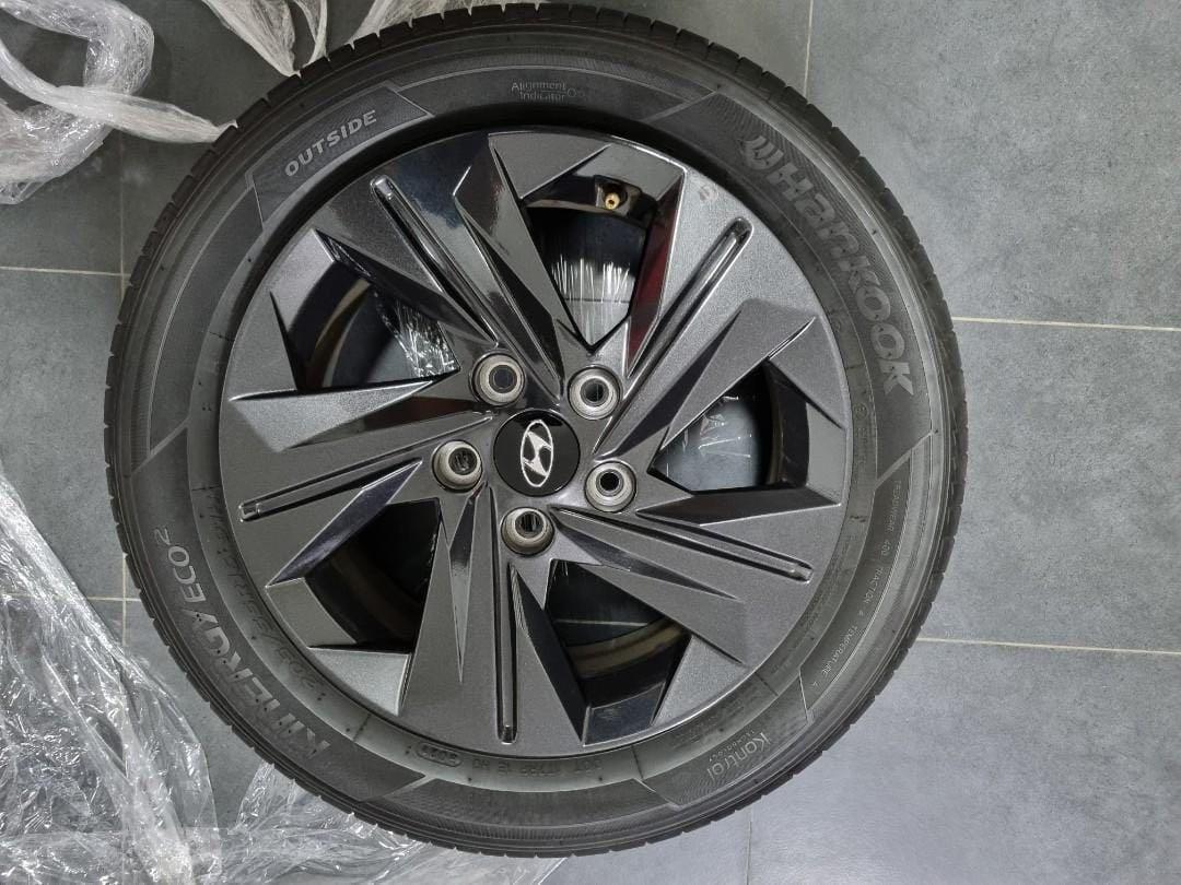 Avantek Rims Hyundai Avante 16” original rim and tyre, Car Accessories, Tyres & Rims ...