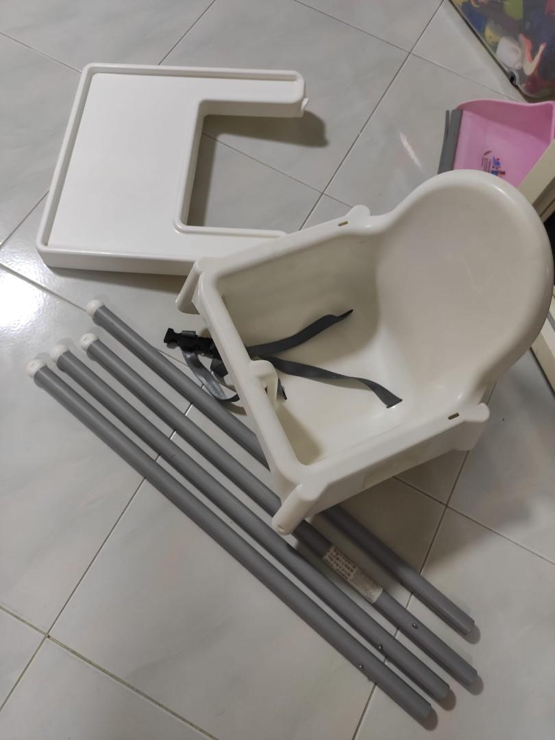 IKEA high chair with footrest, Babies & Kids, Nursing & Feeding, Baby