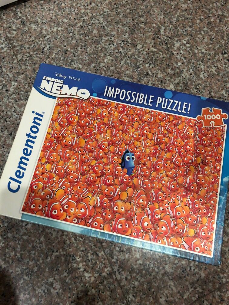 Weglaten Op risico Romanschrijver Impossible Puzzle: Finding Nemo (1000pcs), Hobbies & Toys, Toys & Games on  Carousell
